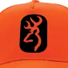 Casquette More Pet orange respirante - Sécurité chasse