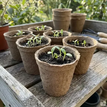 Pots biodégradables pour semis - Lot de 10 Progarden