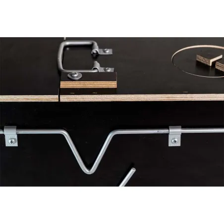 Piège bois 2 entrées pour nuisibles 119x19x24 cm