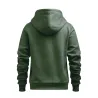 Sweat Militaire Spider Homme Vert - Capuche - DCA France