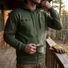 Sweat Militaire Spider Homme Vert - Capuche - DCA France