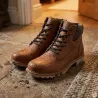 Chaussures Grass cuir imperméable marron - Élevage & Outdoor