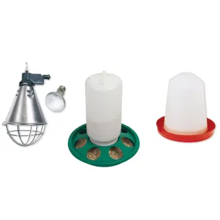 Kit complet élevage poussins avec accessoires