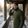 Pull homme olive col camionneur - Style militaire Brandit®