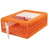 Cage transport démontable pour volailles et rongeurs 77x58x29cm