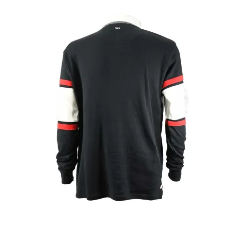 Polo FAST coton bleu marine manches longues M à 3XL