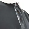 Polo FAST coton bleu marine manches longues M à 3XL