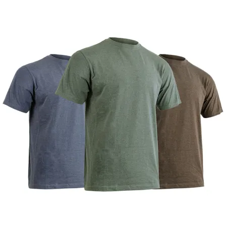 Pack 3 T-shirts Lincoln - Vert, Bleu, Marron - S à 3XL