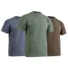 Pack 3 T-shirts Lincoln - Vert, Bleu, Marron - S à 3XL