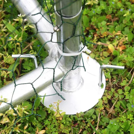 Enclos volailles 12m² - Galvanisé 4x3x2m résistant