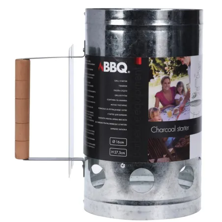 Cheminée d'allumage BBQ - 16x27,5 cm pour grillades parfaites