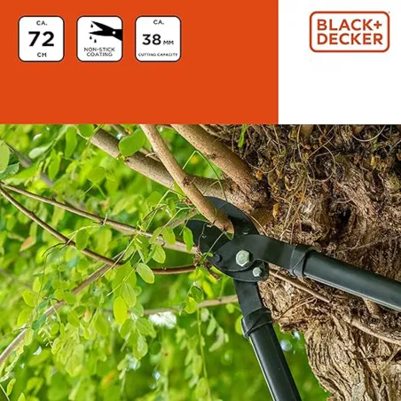 Sécateur Black&Decker® 71 cm - Coupe nette jusqu'à 38 mm