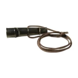 Sifflet éducatif en corne de buffle pour chien