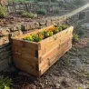 Jardinière bois autoclave 80x40cm - Résistante extérieur