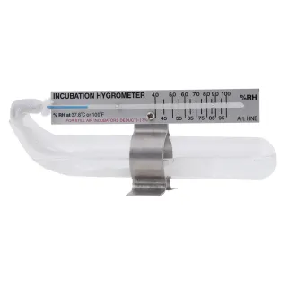 Hygromètre à bulbe pour couveuses d'élevage