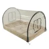 Carré potager sapin 115x80x54cm avec housse PVC - Montage simple