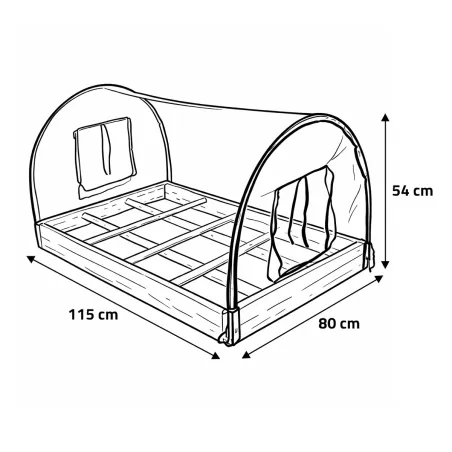 Carré potager sapin 115x80x54cm avec housse PVC - Montage simple
