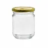 20 pots verre 250g + couvercles pour miel et conserves