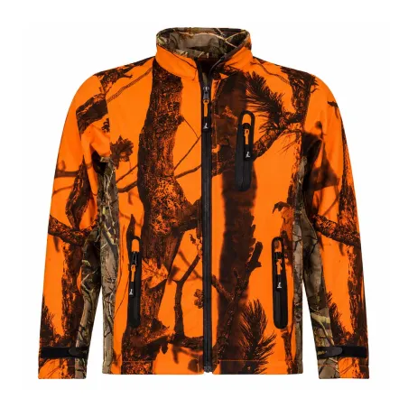 Blouson enfant Softshell Ghostcamo 6-16 ans 3 poches