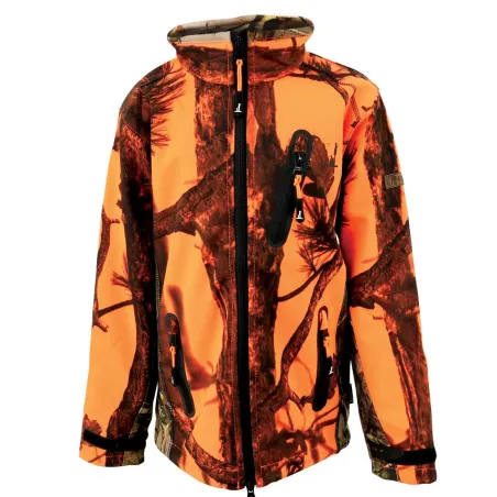 Blouson enfant Softshell Ghostcamo 6-16 ans 3 poches