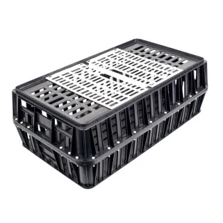 Caisse de transport empilable pour volailles - 85x50x30 cm