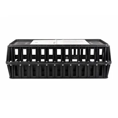 Caisse de transport empilable pour volailles - 85x50x30 cm