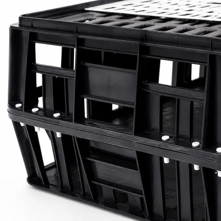 Caisse de transport empilable pour volailles - 85x50x30 cm