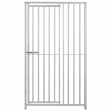 Chenil carré 1,5x1,5 m avec porte et ouverture niche