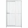 Chenil carré 1,5x1,5 m avec porte et ouverture niche