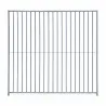 Chenil carré 1,5x1,5 m avec porte et ouverture niche