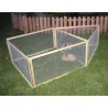 Enclos modulable grillage fin pour petits animaux 6x120x60 cm