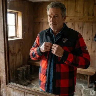 Chemise Sugar Shack Rouge - Coton premium Homme XL à 3XL