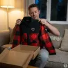 Chemise Sugar Shack Rouge - Coton premium Homme XL à 3XL