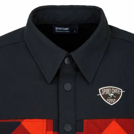 Chemise Sugar Shack Rouge - Coton premium Homme XL à 3XL