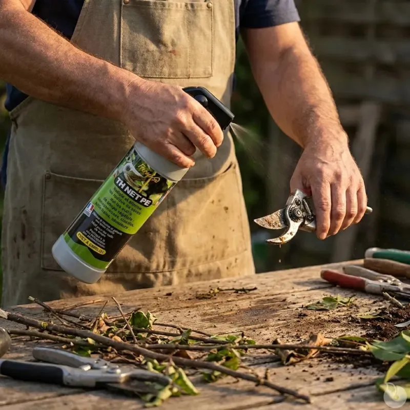 Nettoyant outils de coupe - Élimine sève et résidus