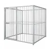Chenil carré 2x2 m en acier - Kit complet sécurisé