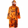 Manteau étanche Treeland orange camo pour chasse et extérieur