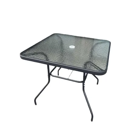 Ensemble apéro 5 pièces pliable acier & textilène