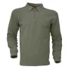 Chemise polaire F1 kaki 220g/m² col zippé polyester