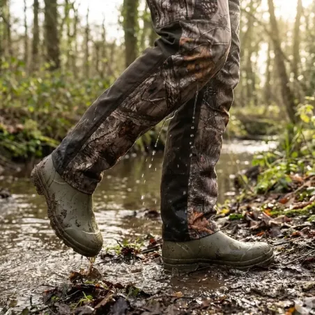 Pantalon chasse Treeland Camo anti-ronces déperlant