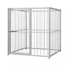 Kit chenil carré 1,5x1,5m - Barreaux acier inoxydable