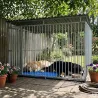 Panneaux de chenil à barreaux acier inoxydable 1,5 m ou 2m Hauteur 184 cm