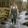Waders étanches nylon PVC poche ventrale 39-48 crantées