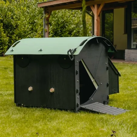 Poulailler écologique 5 à 9 poules en plastique recyclé
