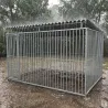 Panneaux de chenil à barreaux acier inoxydable 1,5 m ou 2m Hauteur 184 cm
