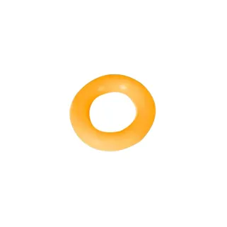 Lot de 50 recharges élastiques Ø9mm jaunes pour baguage