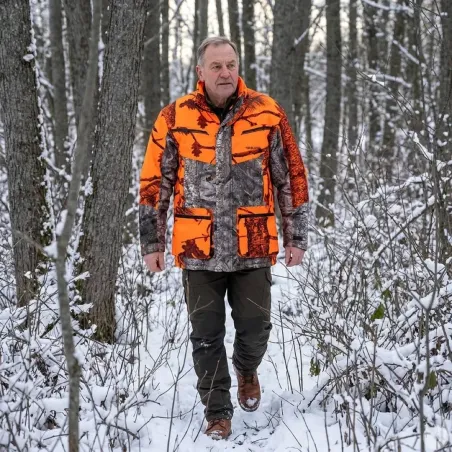 Veste Warm Hunt 4 chaude camo orange M à 3XL