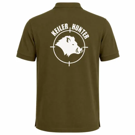 Polo Keiler Hunter kaki - Confort et résistance