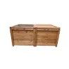 Abris poussins bois 2 espaces - 83x49x36 cm éleveurs