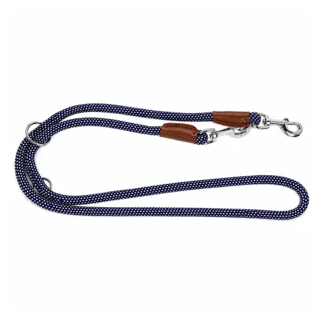 Laisse corde bleue 200 cm - solide et réglable pour chiens